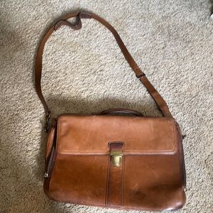 Coach Tan Laptop Bag Briefcase